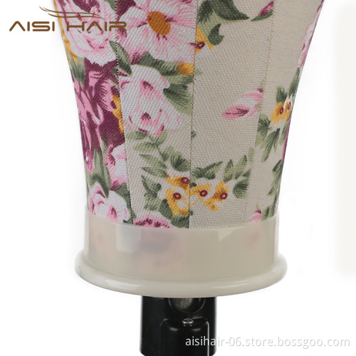 Aisi Hair Poly Canvas Block Training Head Mannequin Manikin Head Wig Stand wig head stand wig accessories